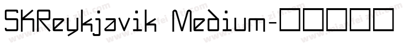 SKReykjavik Medium字体转换